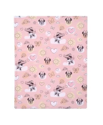 Disney Baby Sweetheart Minnie Mouse Pink Soft Fleece Baby Blanket