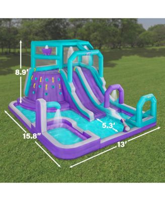 Inflatable Water Slide & Blow up Pool, Kids Water Park