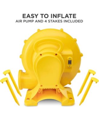 Inflatable Water Slide, Blow up Pool & Bounce House - Green