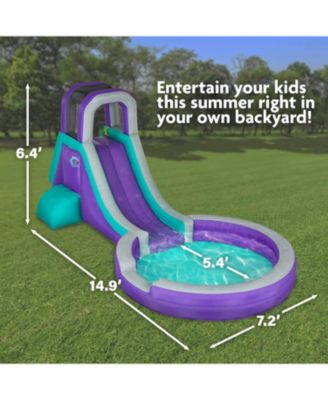 Inflatable Water Slide & Blow up Pool, Kids Water Park