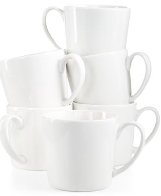 Martha Stewart Collection - Everyday Entertaining Set of 6 Coffee Mugs