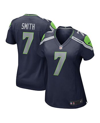 Men's Nike Geno Smith College Navy Seattle Seahawks Game Jersey