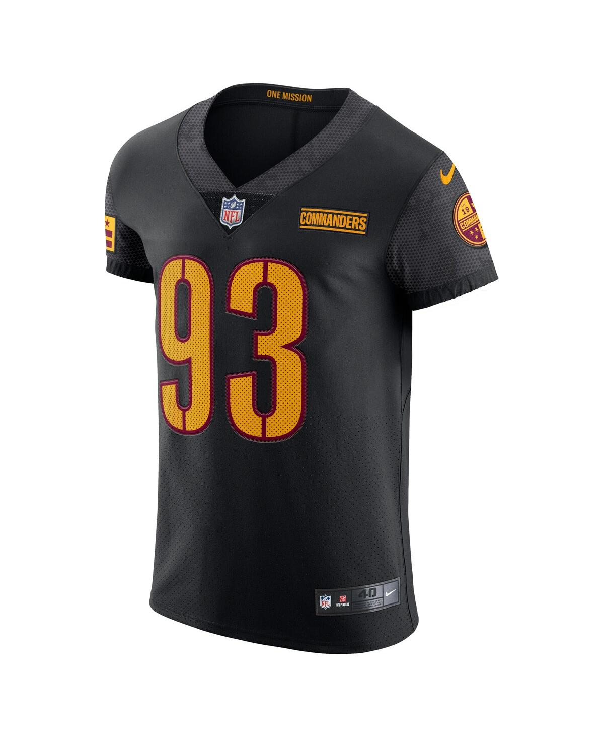 Men's Nike Jonathan AllenWashington Commanders Alternate Vapor Elite Jersey - Black