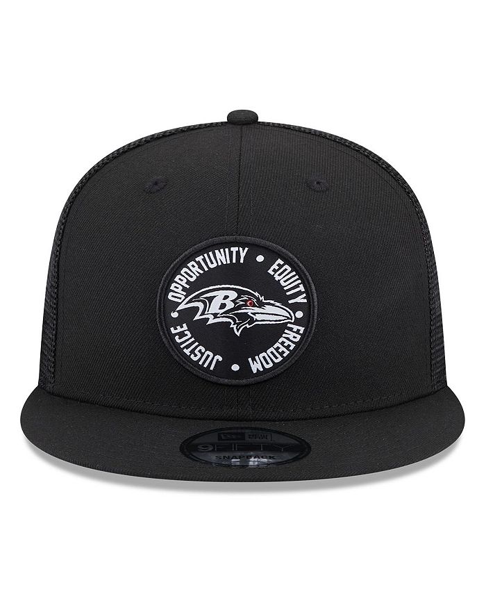 New Era 9Fifty Mesh Snapback - Baltimore Ravens, Visiera In Cotone, Taglia Unica Regolabile