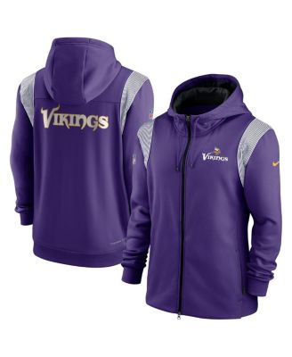 Nike Men's Minnesota Vikings Travel Full-Zip Hoodie - Macy's