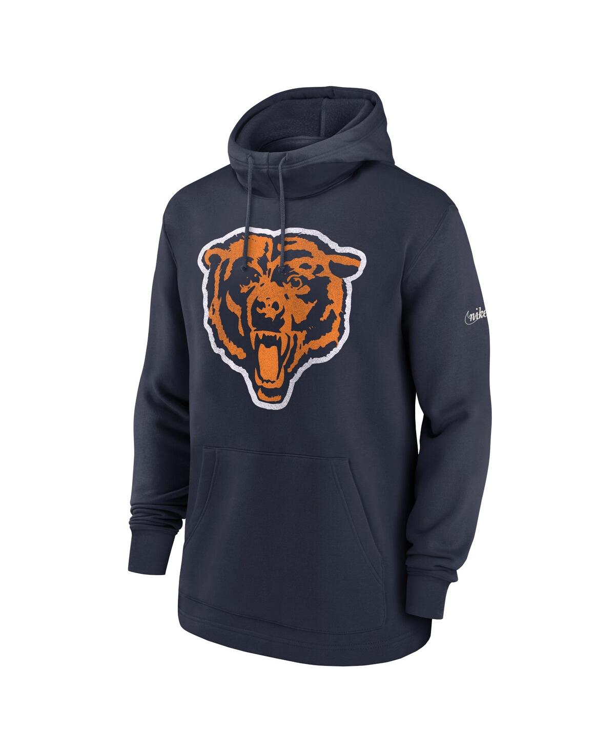 Men's NikeChicago Bears Classic Pullover Hoodie - Navy