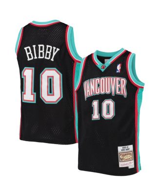 Big Boys Mike Bibby Black Vancouver Grizzlies 2000-01 Hardwood Classics Swingman Jersey