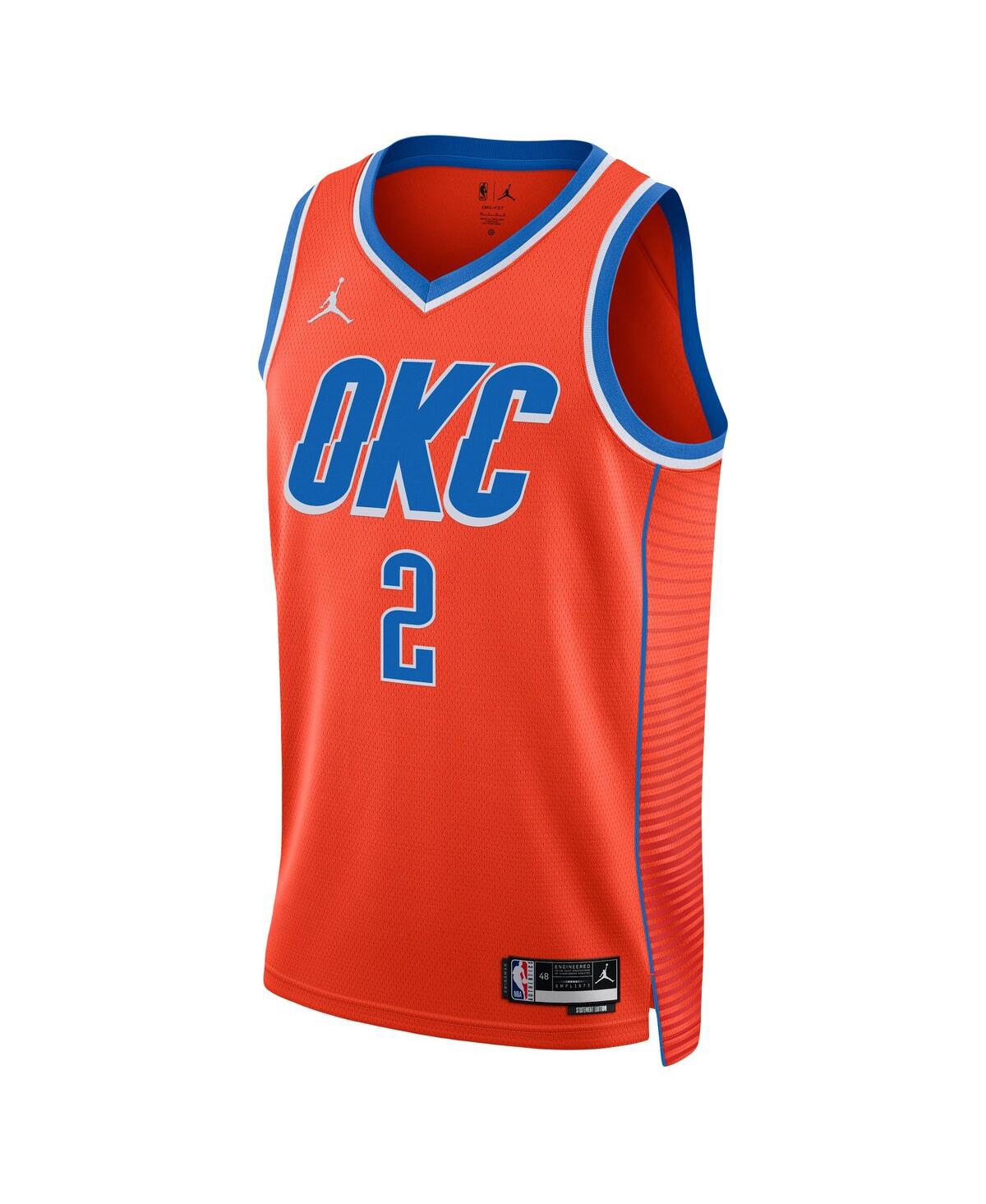 Men's Jordan Shai Gilgeous-AlexanderOklahoma City Thunder Statement Edition Swingman Jersey - Orange