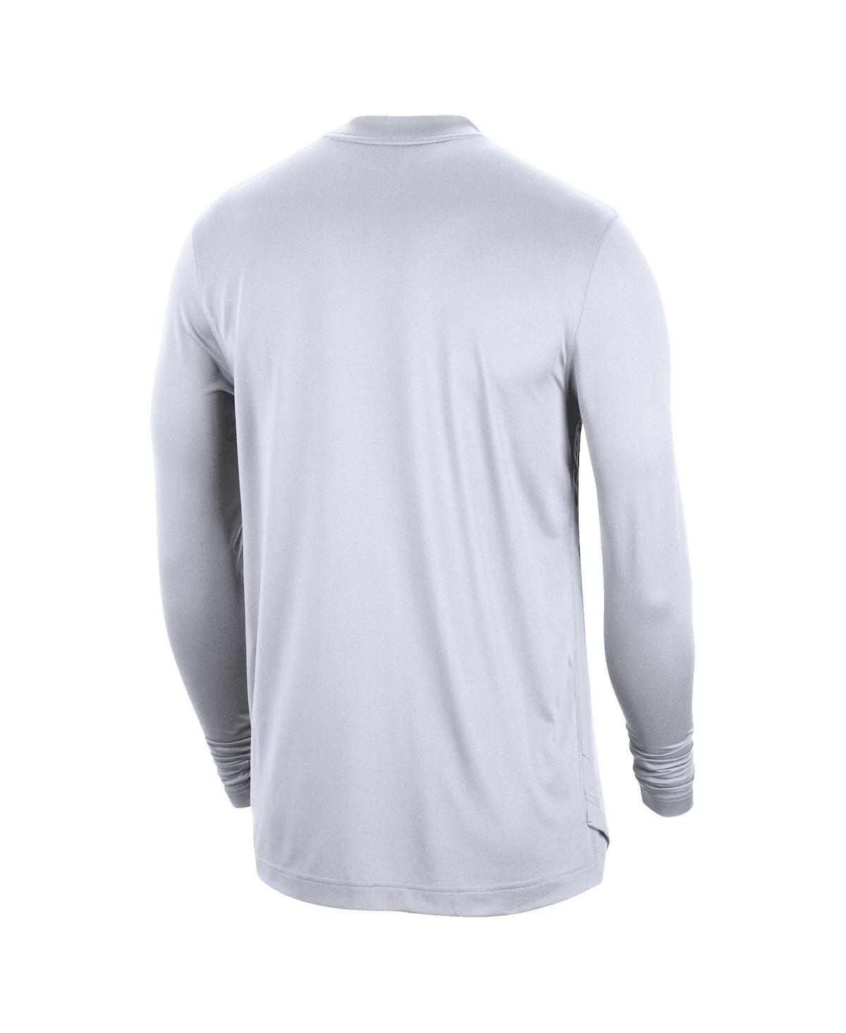 Shop Nike Men's  White Brooklyn Nets 2022/23 City Edition Pregame Warmup Long Sleeve Shooting Shirt