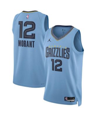 Men's Ja Morant Light Blue Memphis Grizzlies Statement Edition Swingman Jersey