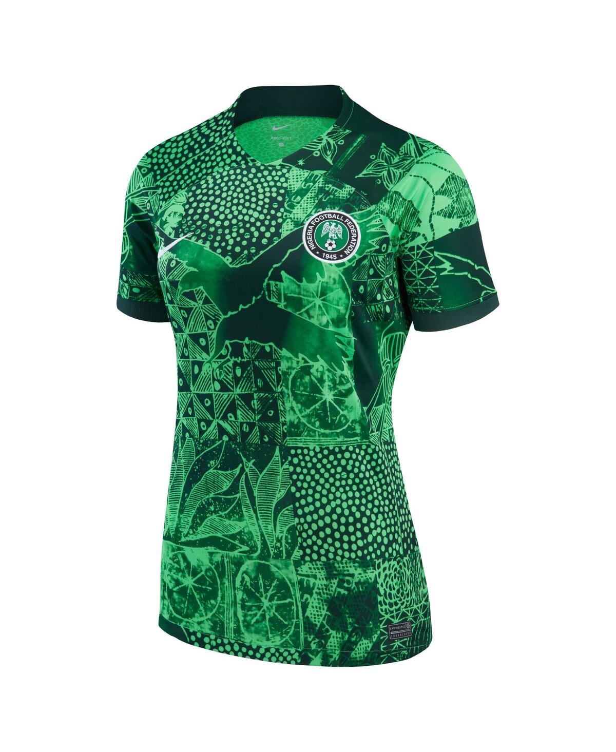 Women's NikeNigeria National Team 2022/23 Home Breathe Stadium Replica Blank Jersey - Green