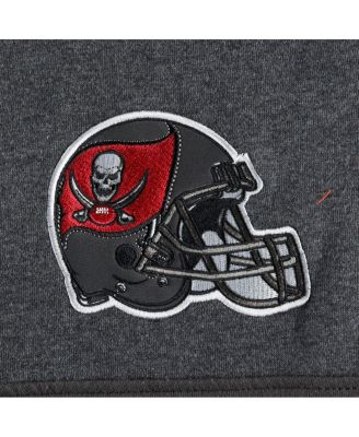 Men's Heather Charcoal, Red Tampa Bay Buccaneers Extreme Pullover Hoodie