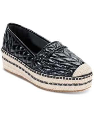 Karl Lagerfeld Paris Women s Desta Slip On Espadrille Platform Flats Macy s