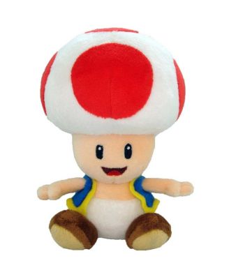 DS 42725 DS 7 in. Super Mario Bros Toad Plush Doll Toy