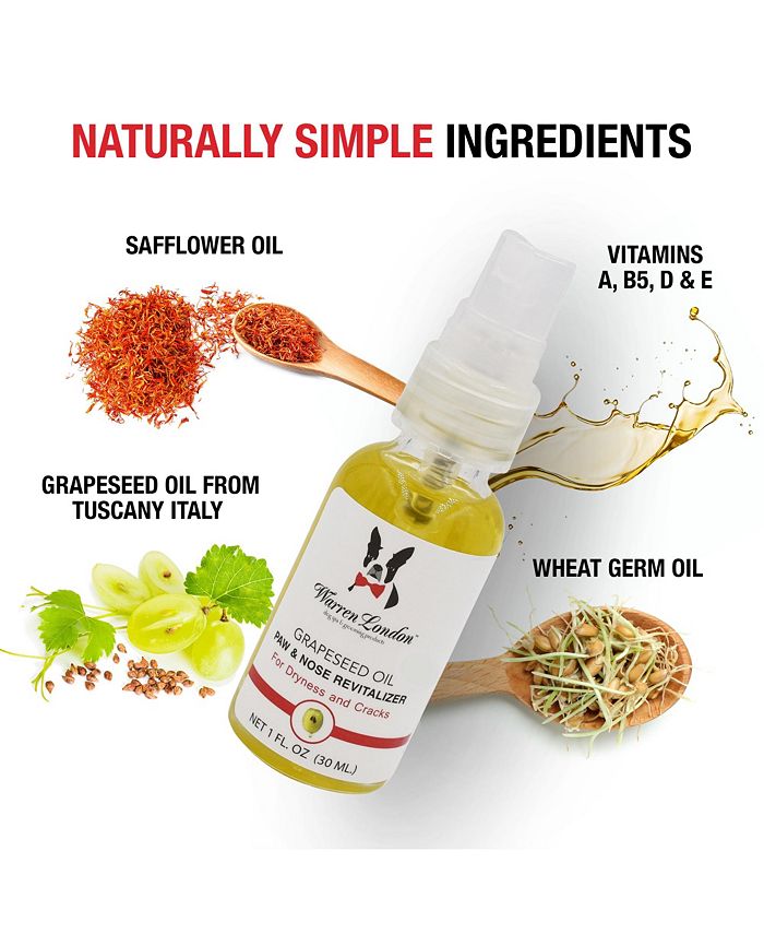 Warren London Grapeseed Oil Dog Paw & Nose Revitalizer Essential Oil