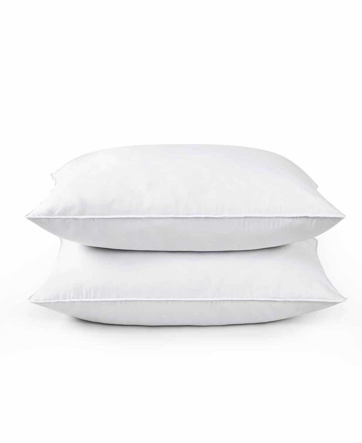 Unikome Medium Firm Goose Feather And Down Pillows, 2-pack, King In White