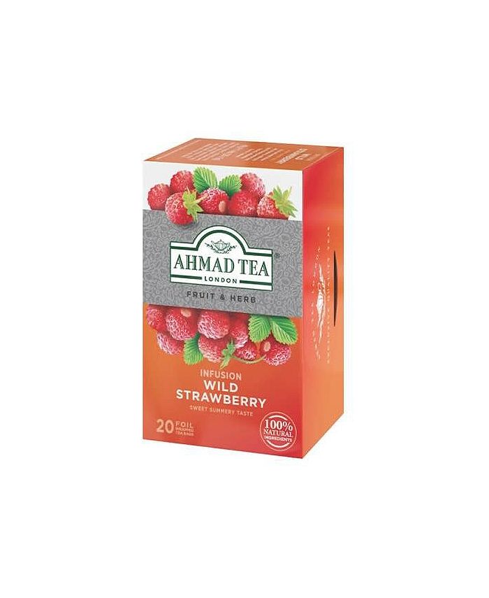AhmadTea Ahmad Tea Wild Strawberry Herbal Tea (Pack of 3) Macy's