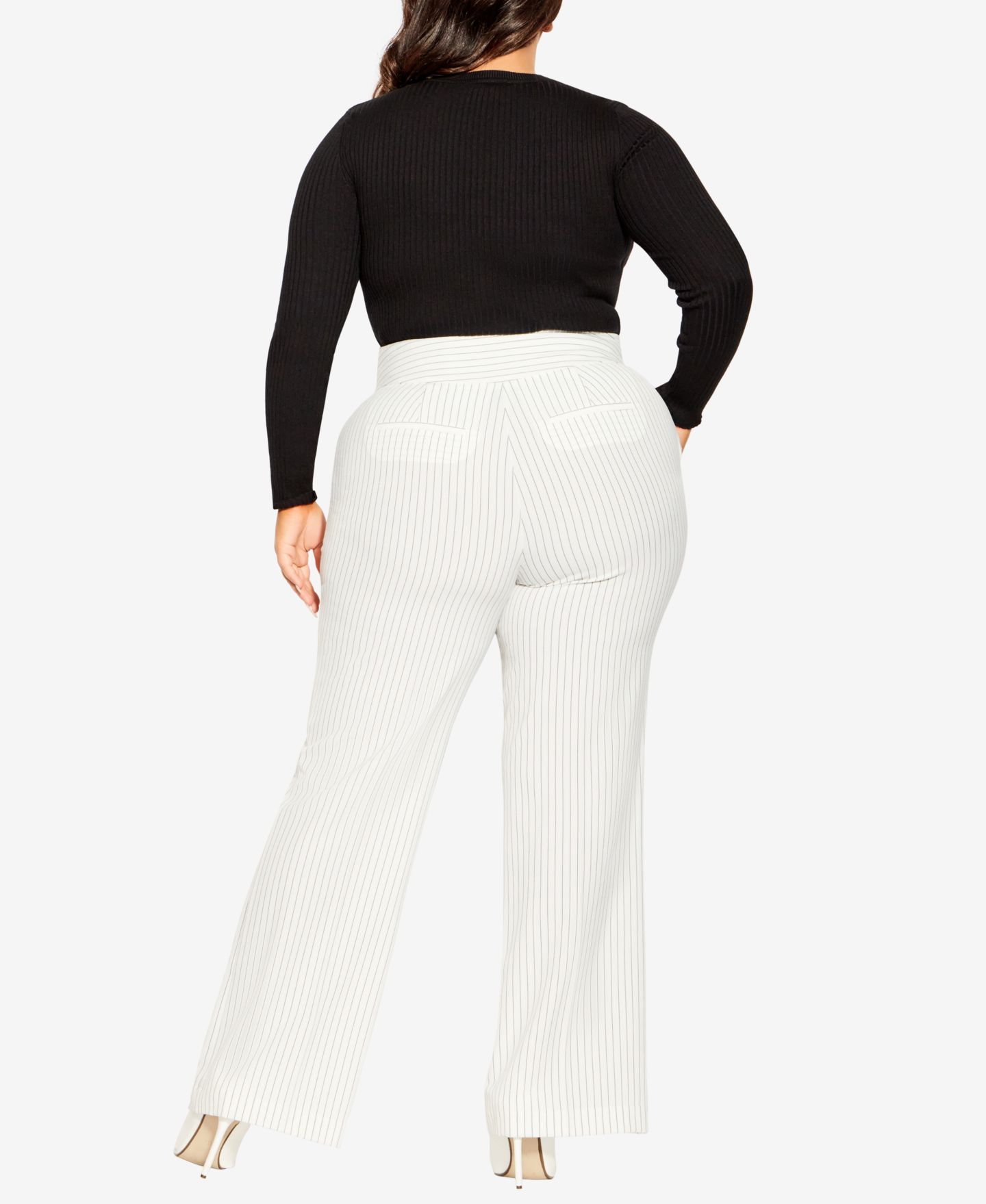 Женские брюки CITY CHIC Penelope Wide Leg, цвет: Слоновая кость — фото 2