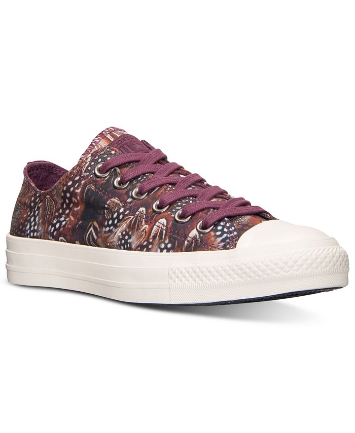 Converse Women s Chuck Taylor Ox Feather Casual Sneakers from