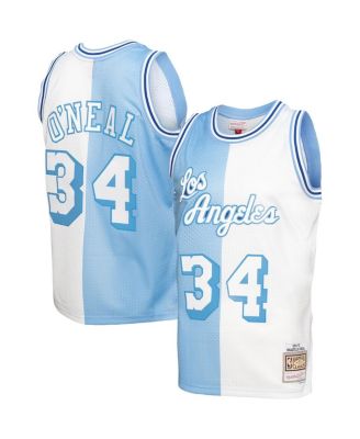 Men's Mitchell & Ness Shaquille O'Neal Powder Blue, White Los