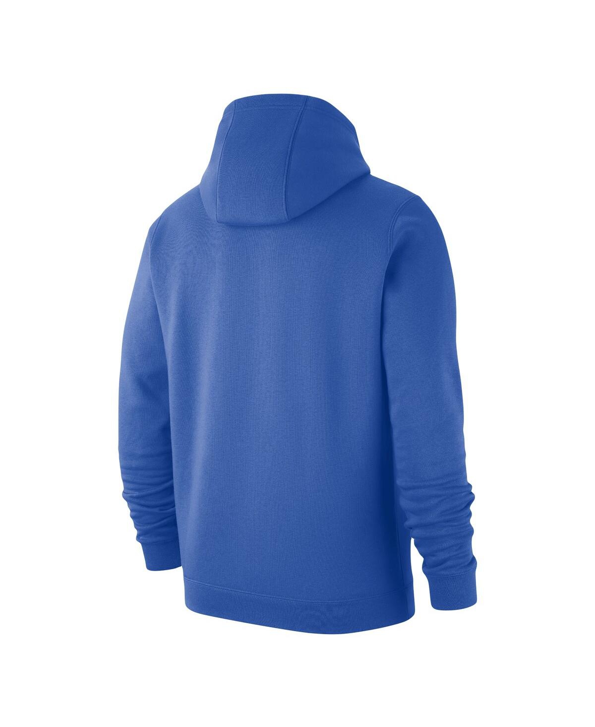 Shop Nike Men's  Blue Ucla Bruins Logo Club Pullover Hoodie