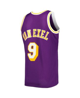 Mitchell & Ness Men's Nick Van Exel Purple Los Angeles Lakers 1996