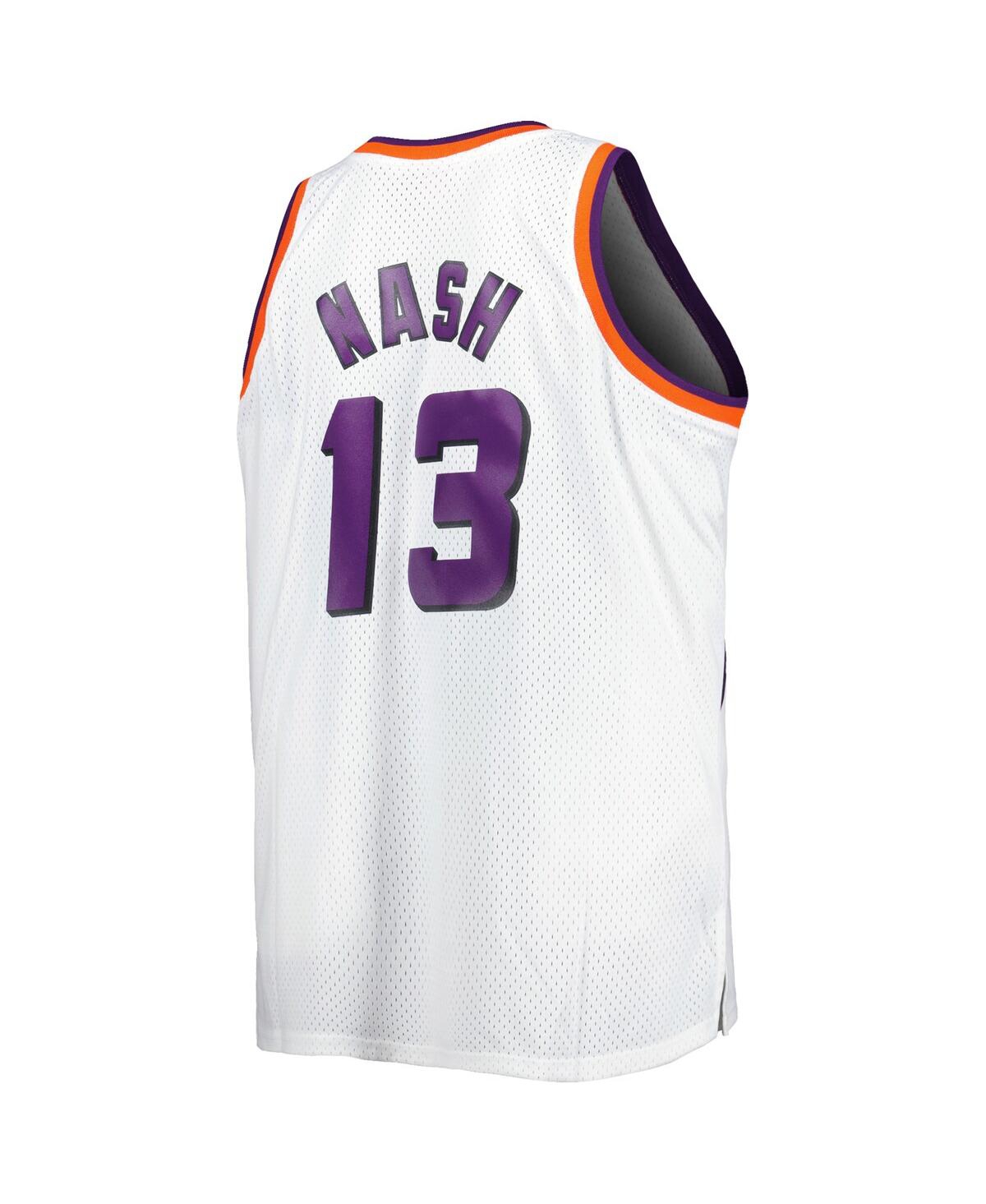 Men's Mitchell & Ness Steve NashPhoenix Suns Big and Tall Hardwood Classics 1996-97 Swingman Jersey - White