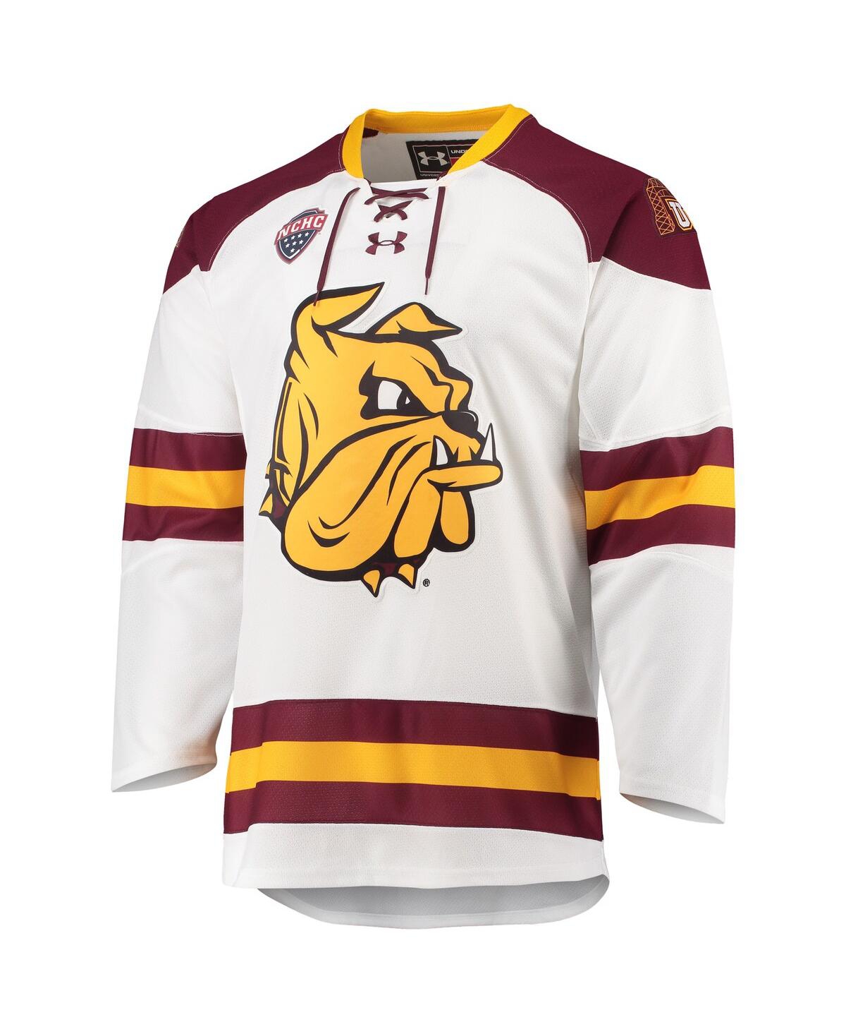 Men's Under ArmourMinnesota Duluth Bulldogs Replica Hockey Jersey - White