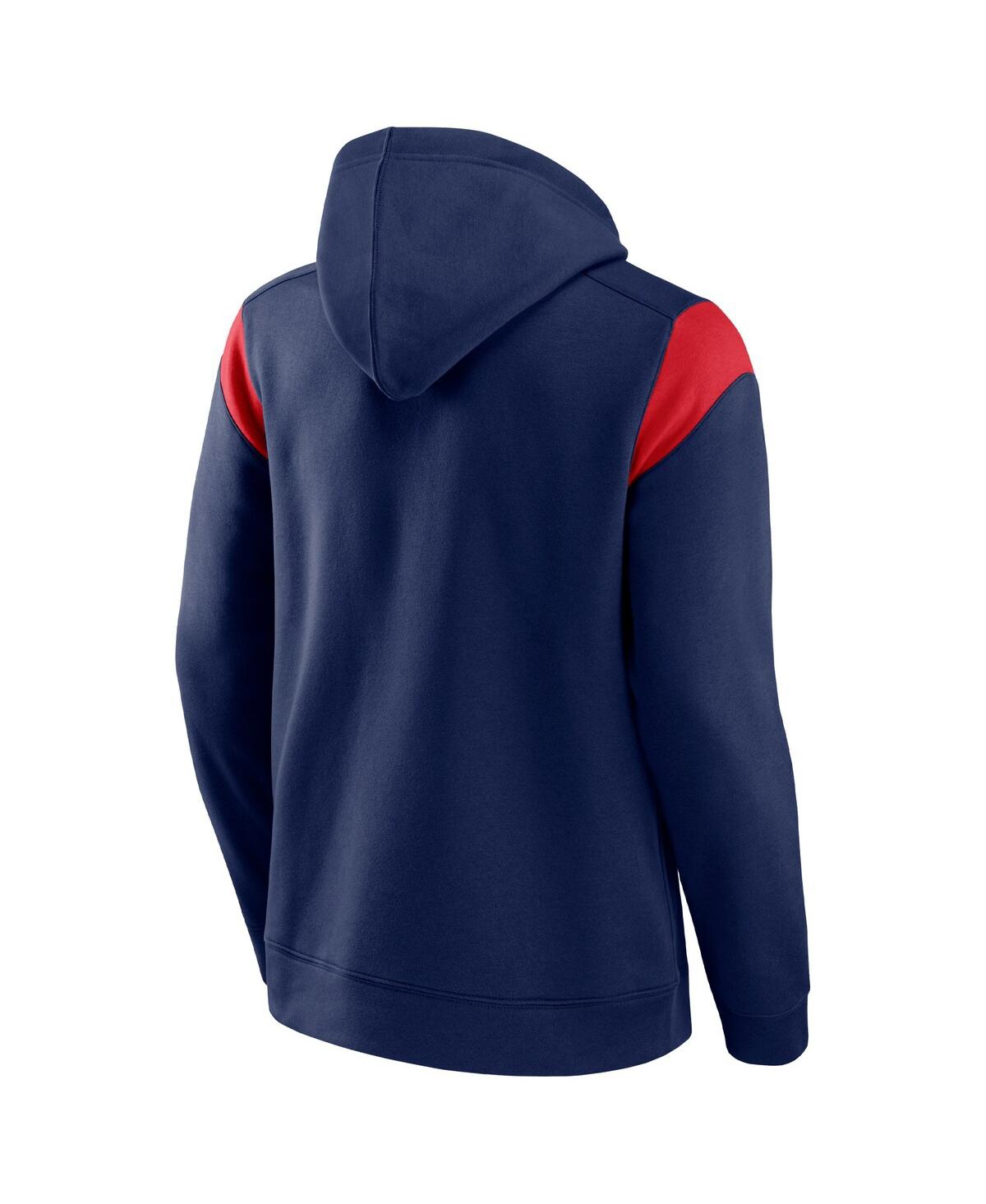 Men's FanaticsNew England Patriots Call The Shot Pullover Hoodie - Navy