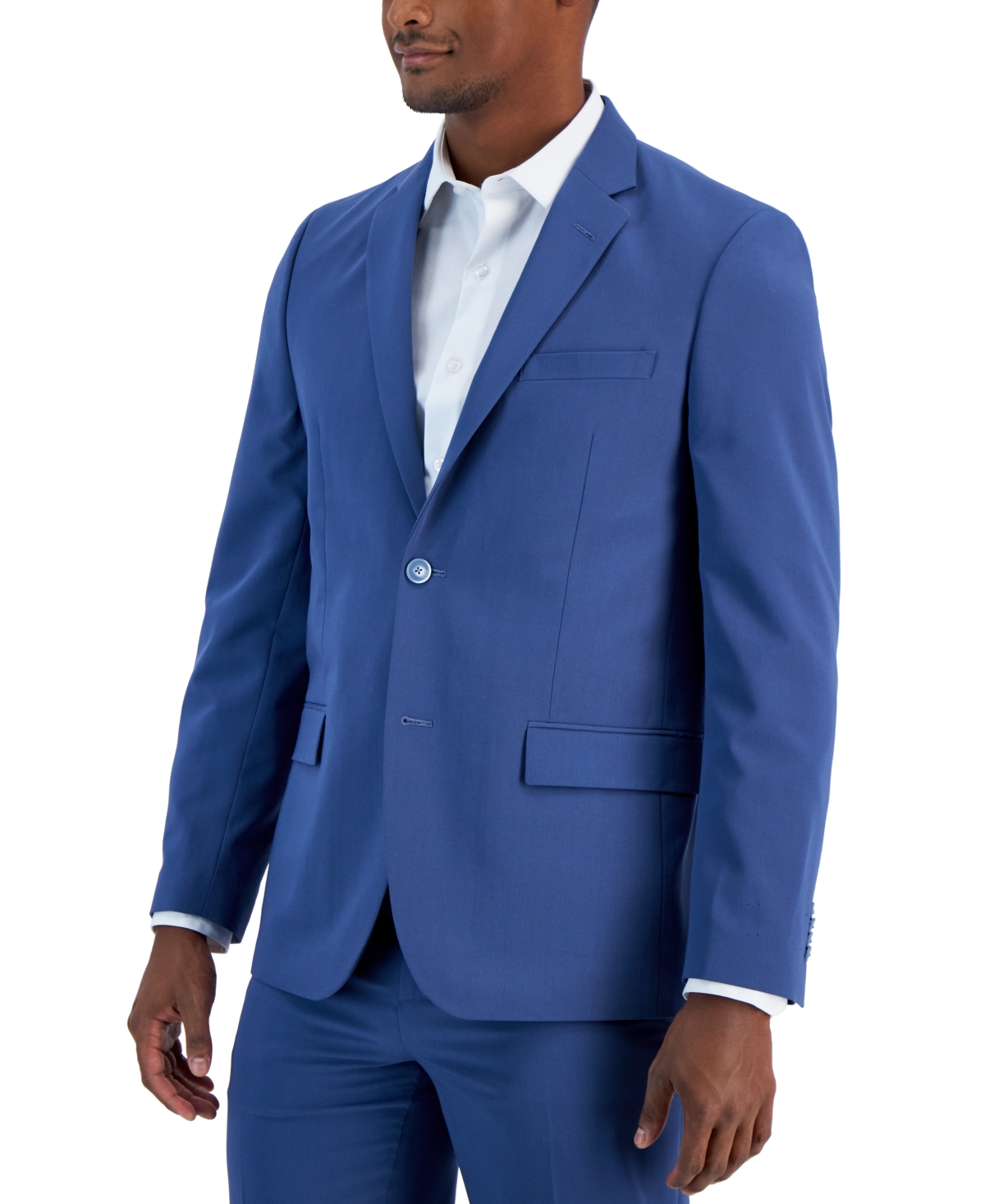 Vince Camuto Men's Slim-fit Spandex Super-stretch Suit Jacket In Light Blue