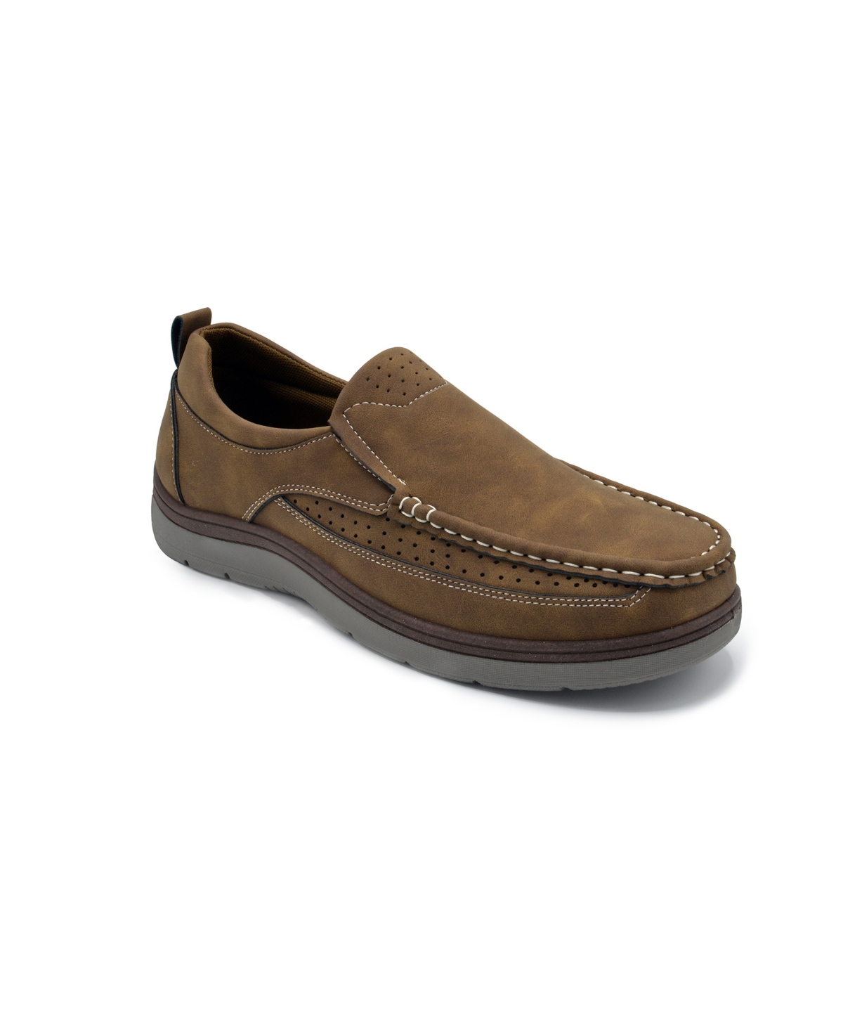 Men's Slip-On Walking Casual Shoes - Brown