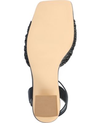 Women's Galinda Raffia Knot Block Heel Sandals