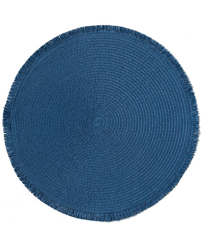 Benson Mills Fringed Round Placemat, Set of 4 Macy's