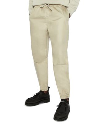 A|X Armani Exchange - Men's Solid Woven Drawstring-Waist Jogger Pants