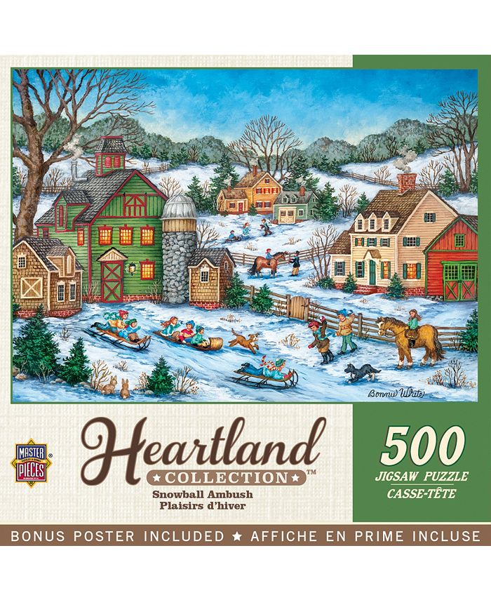 MasterPieces Puzzles MasterPieces 550 Piece Jigsaw Puzzle Snowball
