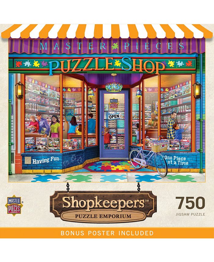 MasterPieces Puzzles Shopkeepers Puzzle Emporium 750 Piece Adult