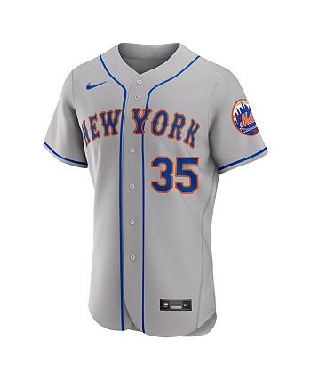 Nike Men's Gray New York Mets Road Authentic Team Jersey - Gray