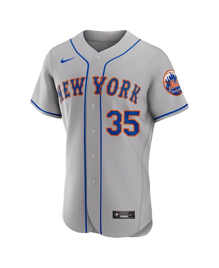 Nike Men's Justin Verlander Gray New York Mets Road Authentic Player ...