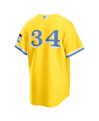 Men's David Ortiz Gold Boston Red Sox Retired Player City Connect Replica Jersey