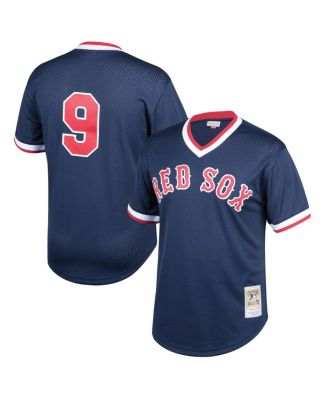 Youth Boston Red Sox Ted Williams Mitchell Ness Navy Cooperstown Collection  Mesh Batting Practice Jersey