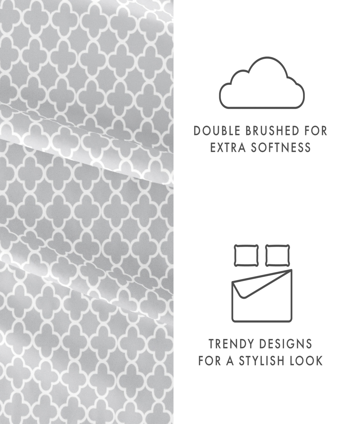 The Timeless Classics by Home Collection Premium Ultra Soft Pattern 3 Piece Bed Sheet Set -