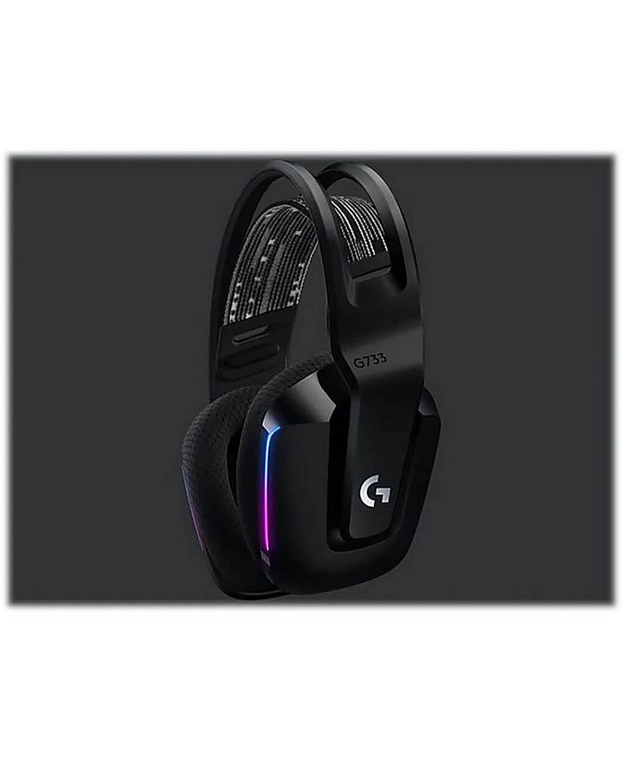 Logitech G Series G733 Black Wireless OvertheEar Gaming Headset Macy's