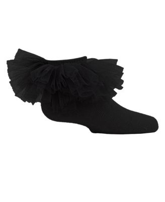 Girl's Oversized Tutu Ballerina Anklet Socks