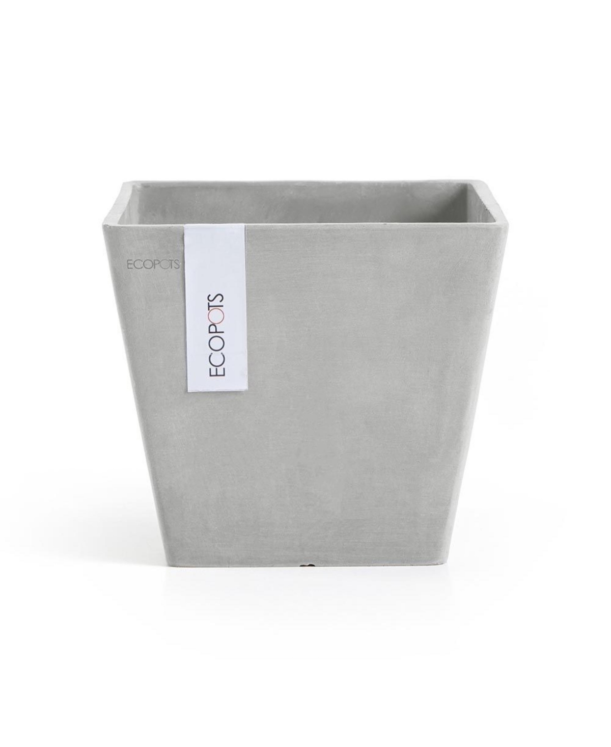 Rotterdam Durable Indoor and Outdoor Planter, 16in - White grey