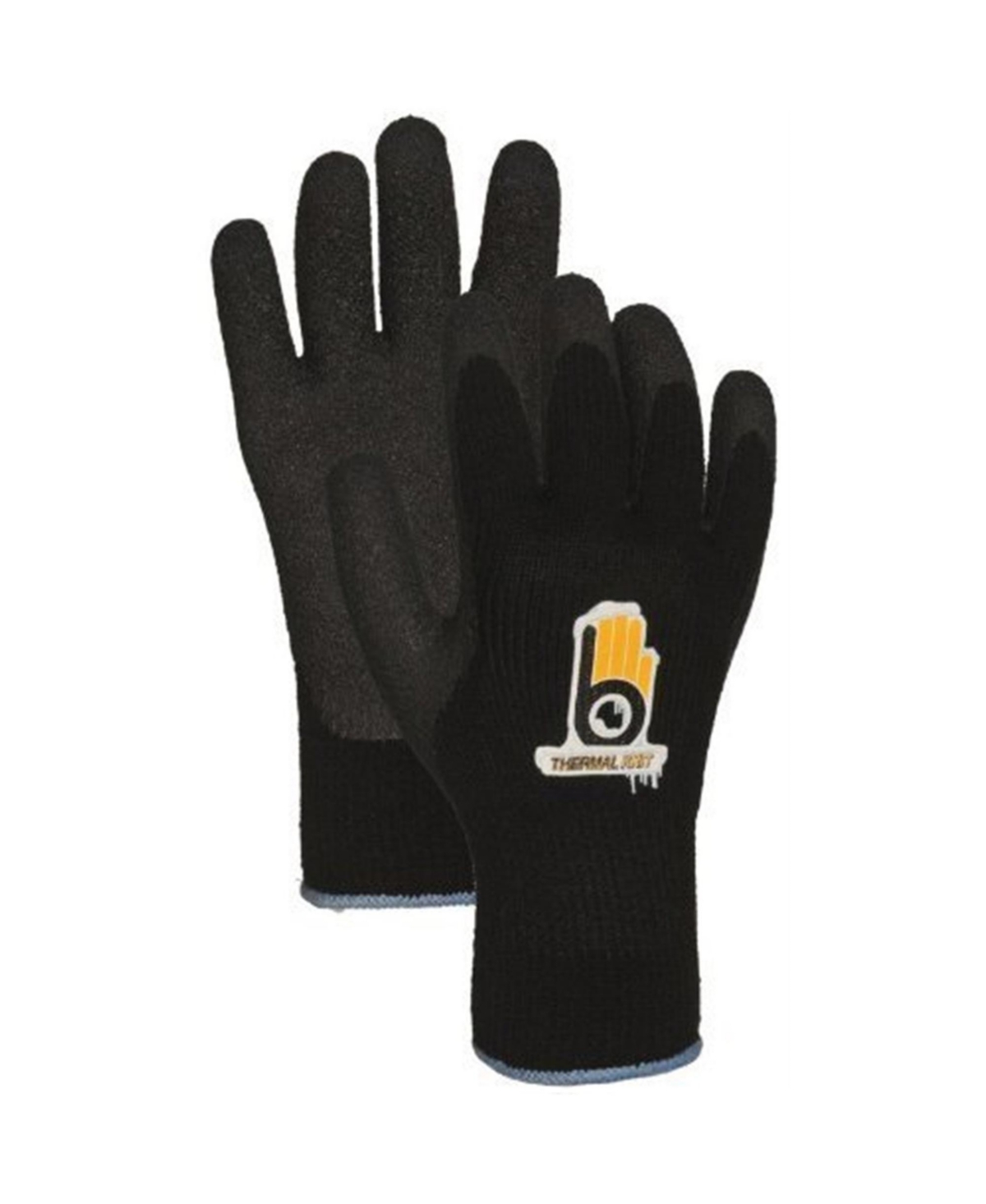 Atlas Thermal Knit with Rubber Palm, X-Large, Black