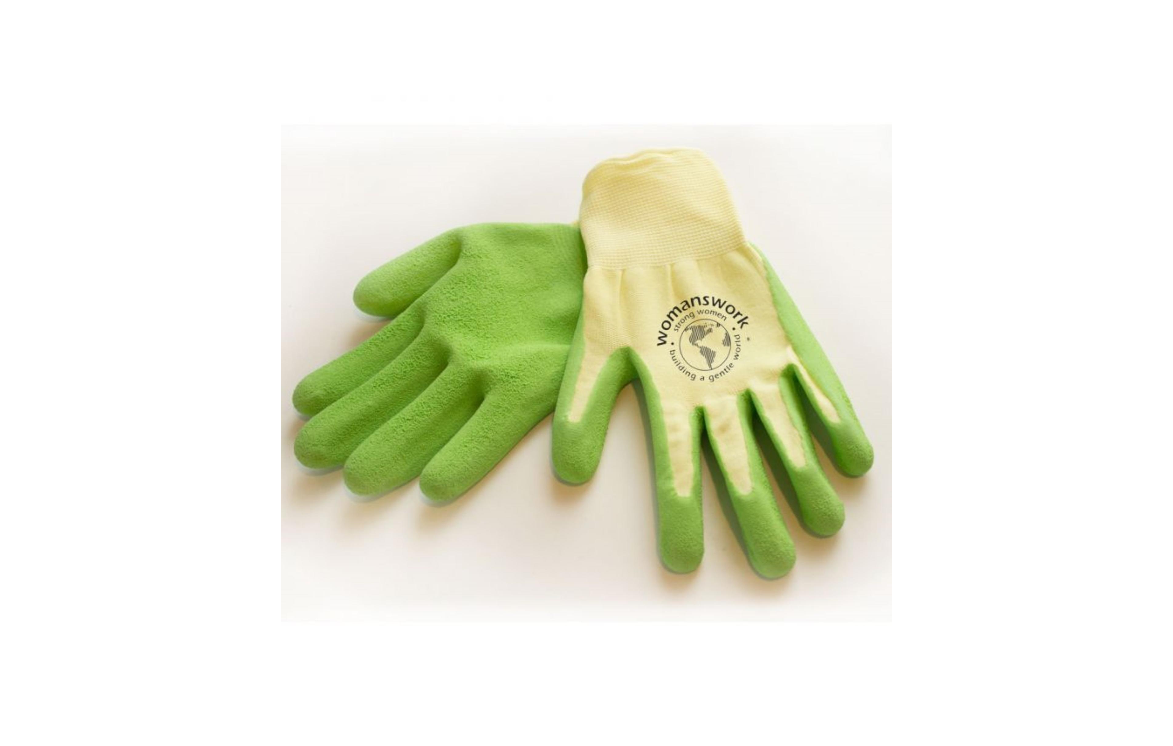 Womanswork Gardening Protective Weeding Glove, Green, Small