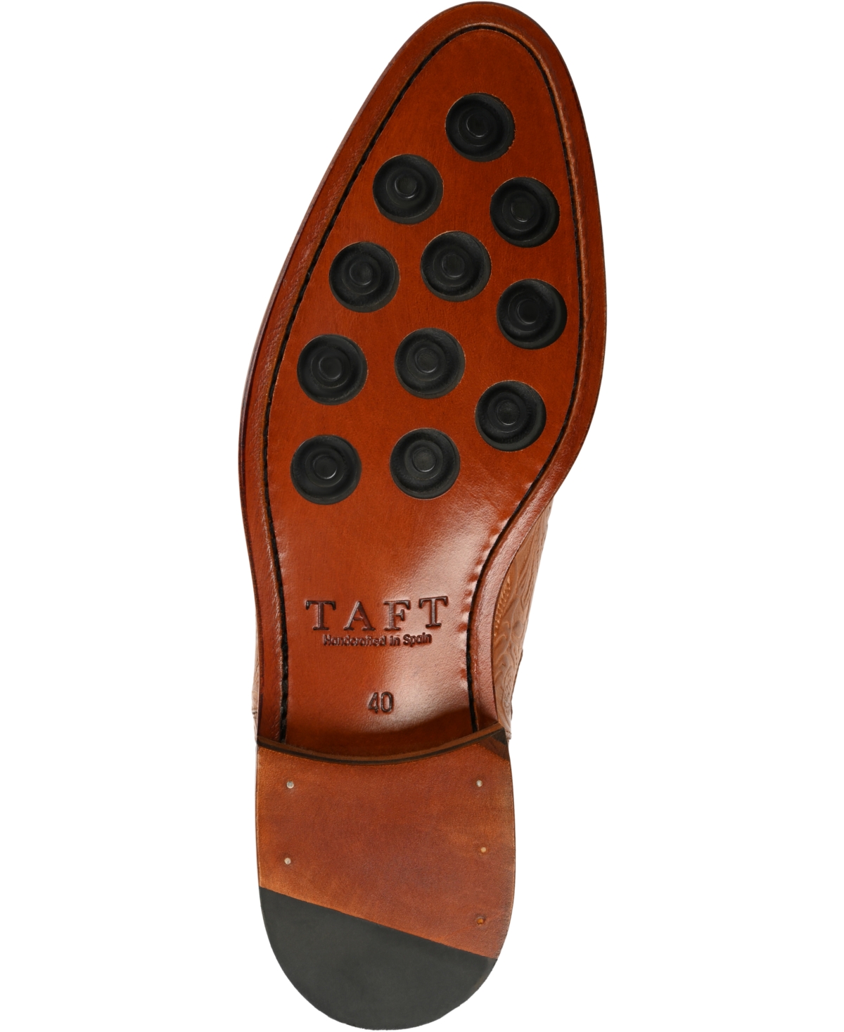 Taft Men's Jude Floral Embossed Leather Chelsea Boots