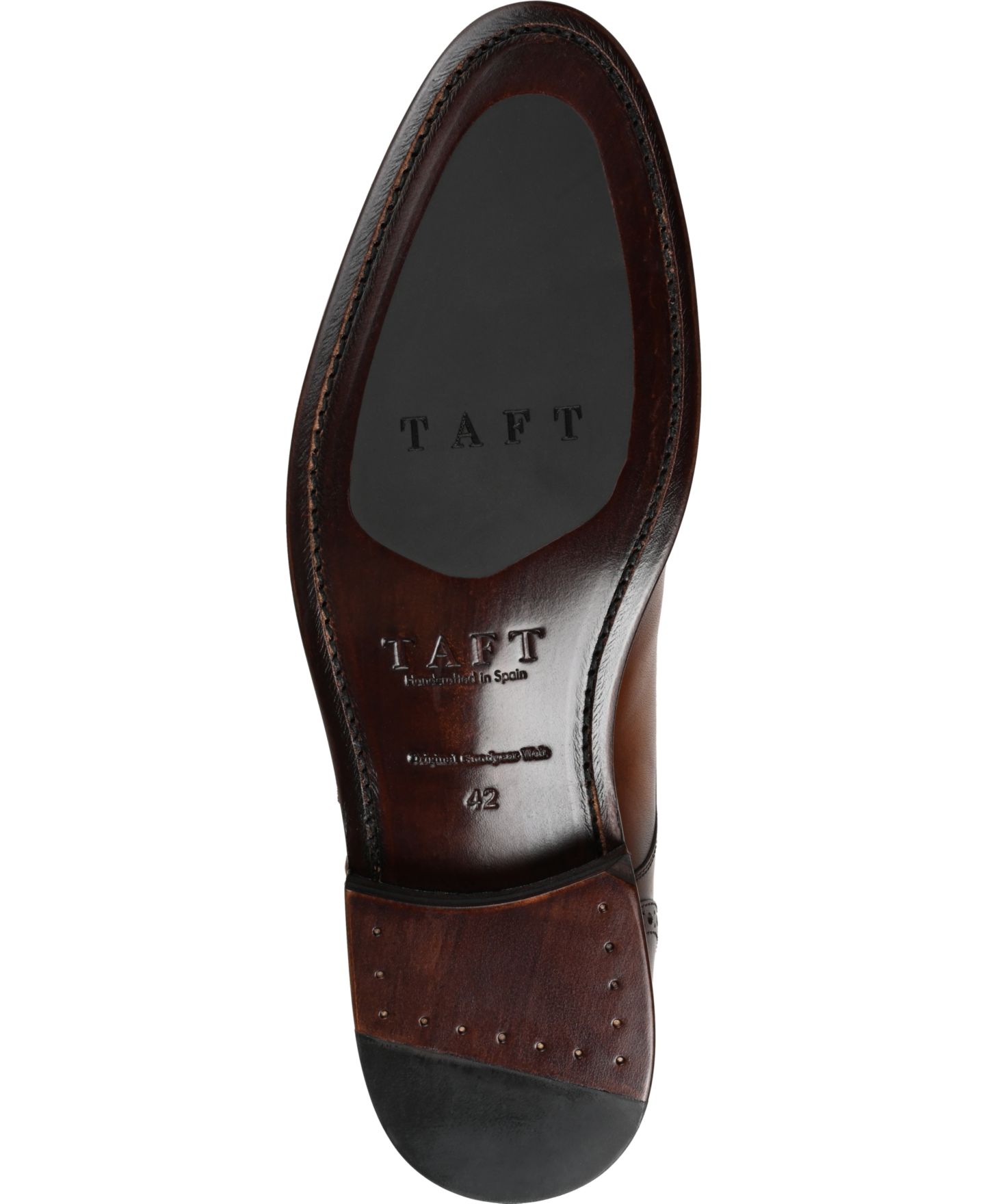 Обувь Taft Men's Gladiator Full-grain Leather Dress Shoes, цвет: Шоколадный — фото 5