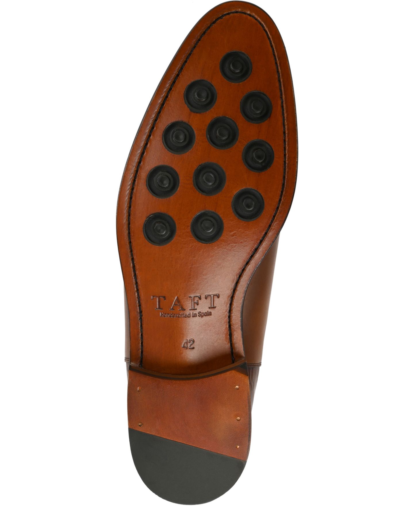 Мужские ботинки Taft Hiro Leather and Embossed Croc Detailing Chelsea, цвет: Медовый — фото 5