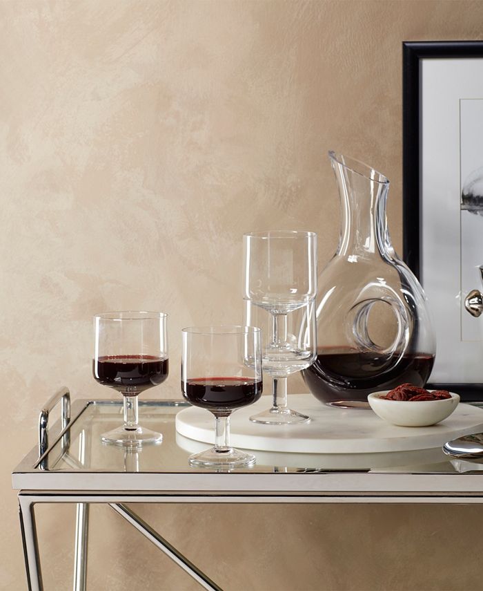 Lenox Tuscany Classics Stackable Wine Glass Set, 4 Piece - Macy's